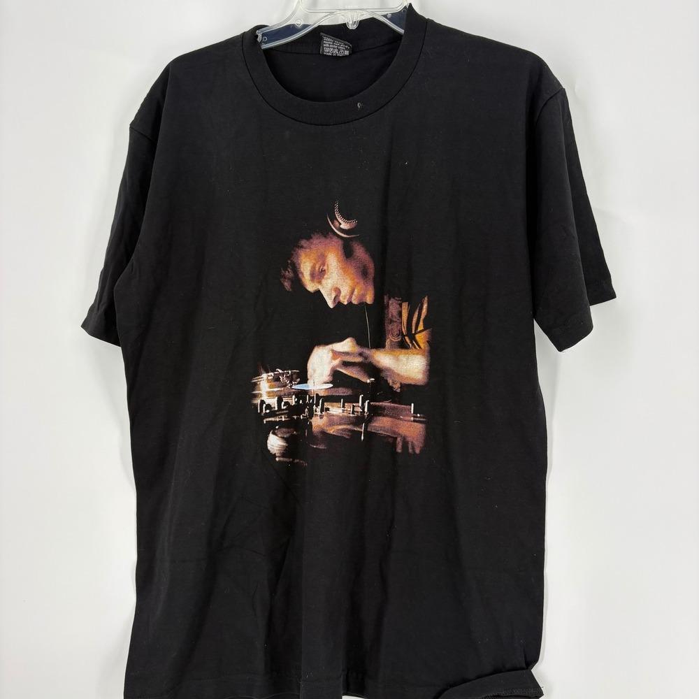 Head Records T Shirt Black DJ‎ Turntable Graphic Print Women's Large